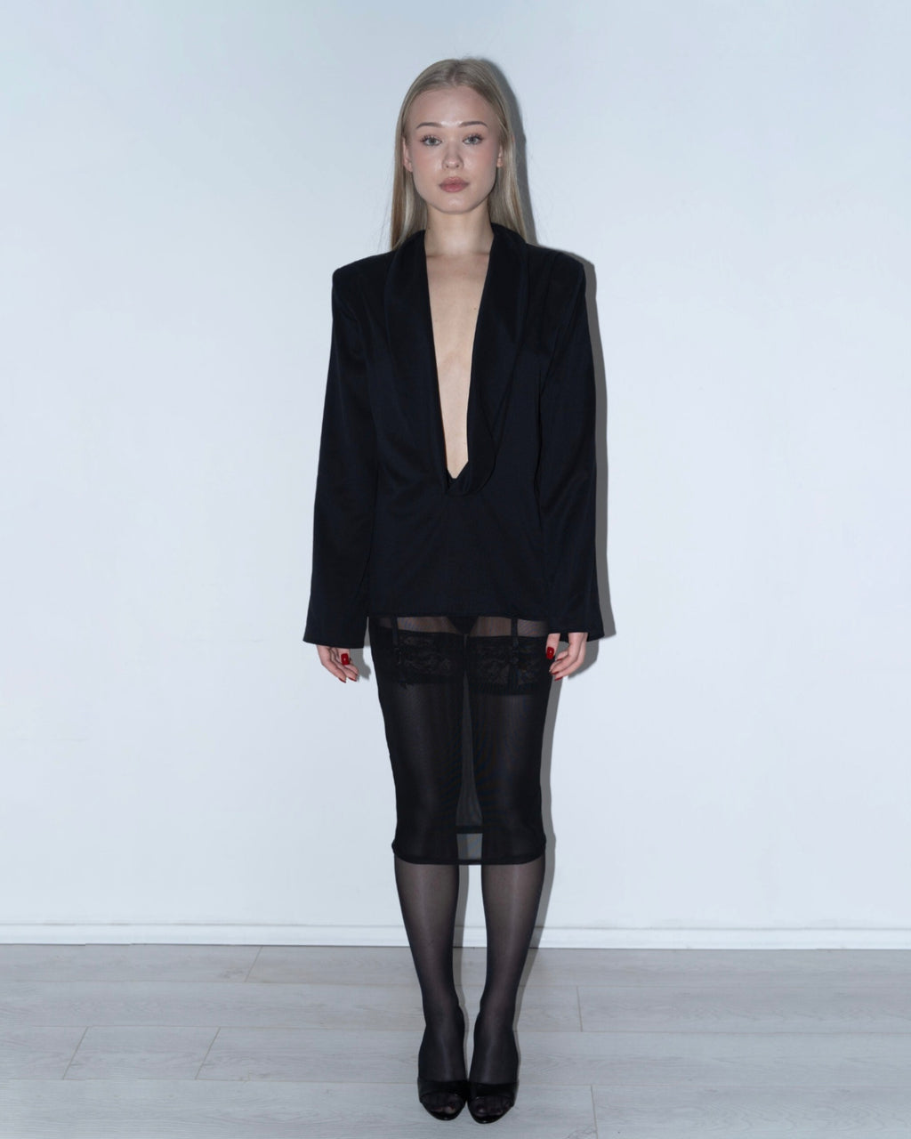LIMITED EDITION The Black Swan Silk Blouse