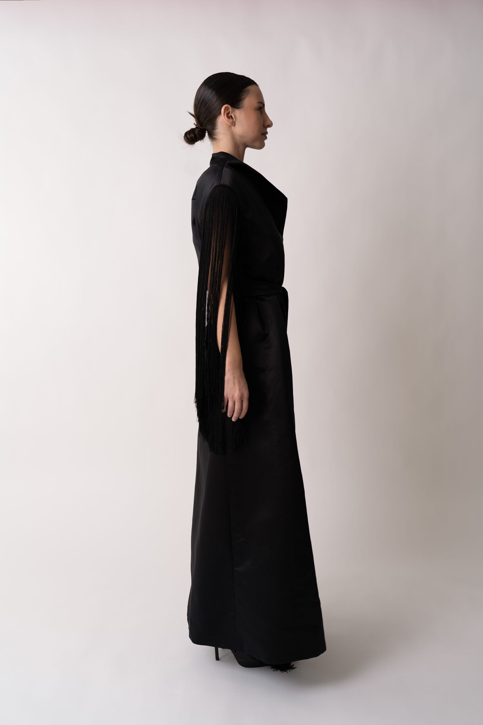 Limited Edition Architectural Maxi Gilet - Handcrafted Couture Vest
