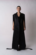 Limited Edition Architectural Maxi Gilet - Handcrafted Couture Vest